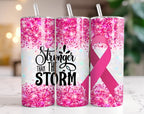 100+ Breast Cancer Tumbler Wrap Bundle 20oz Skinny Tumbler Sublimation PNG Ribbon Awareness Cancer Awareness Glitter Pink Tumbler