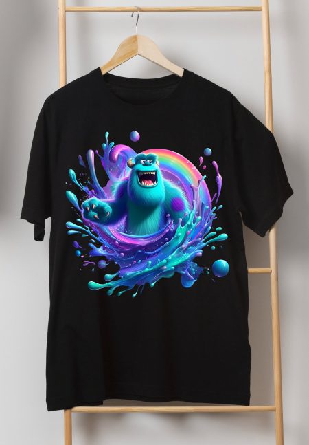 8 PNG Monsters Inc Splash and Watercolor Digital design PNG file for sublimation – High Resolution -Instant Digital PNG Download
