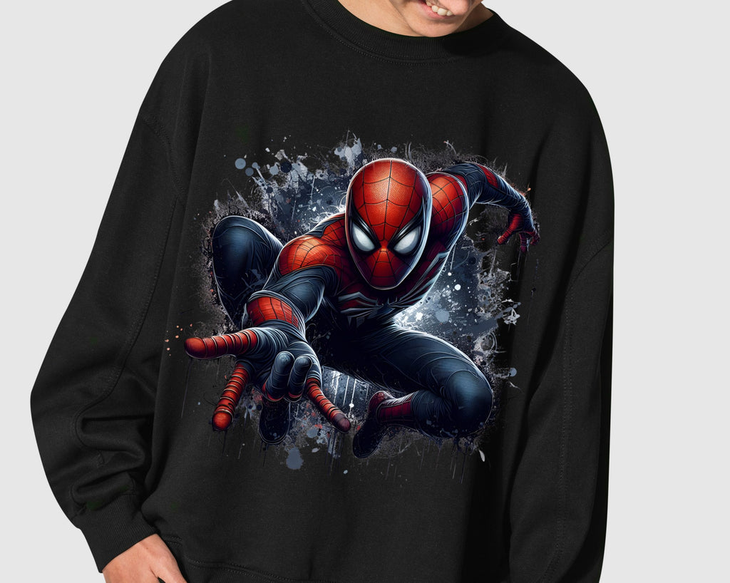 8 PNG Spiderman Splash and Watercolor Digital design PNG file for sublimation – High Resolution -Instant Digital PNG Download