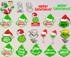 The Grinch Svg Bundle | 190+ Unique Design | Grinch Christmas Svg, Grinch Clipart Files, Cricut & Silhouette Digital File | Instant Download