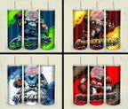 32 Team American Football Tumbler PNG Sublimation Designs, Football Mascot 20oz Skinny Tumbler Wrap PNG, Football Png Digital Download, NFL Tumbler