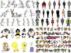 2400+ Cartoon Characters Mega Bundle Svg, Cricut Printable Clipart Silhouette