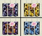 32 Team American Football Tumbler PNG Sublimation Designs, Football Mascot 20oz Skinny Tumbler Wrap PNG, Football Png Digital Download, NFL Tumbler