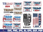 170,000 Gifts! Trump 2024 svg, trump svg bundle, trump flag 2024 svg, trump face png, I’m Voting For The felon SVG, trump take America back