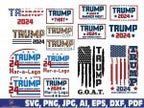 170,000 Gifts! Trump 2024 svg, trump svg bundle, trump flag 2024 svg, trump face png, I’m Voting For The felon SVG, trump take America back
