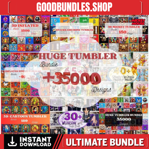 35000+ Best Seller Tumbler Wrap Bundle Tumbler PNG Bundle Digital 2D 3D Ultimate 20oz Skinny Bundle Wrap, Cartoon Funny Design