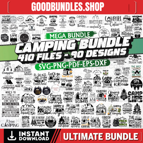 Camping SVG Bundle, Camp Life Svg, Camp SVG, Camper Svg, Campfire Svg, Camping cut files, Camp Sayings, Svg Files For Cricut, Camp Png, Svg