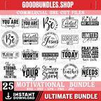 Inspirational Svg Bundle, Motivational Svg Bundle, Inspirational Quotes Svg, Self Love Svg, Kind Svg, Faith Svg, You Matter Svg,Svg Cut File