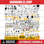 Bee Svg Bundle, Bee Hive Svg, Bee Png, Honeycomb Svg, Bee Clipart, Queen Bee Svg, Honey Bee Svg, Cute Bee Svg, 250 Cliparts