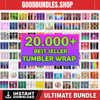 20000 Best Seller Tumbler Wrap Bundle, Ultimate Tumbler Wrap Bundle, design bundle for tumbler sublimation, Best Selling Tumbler Wrap