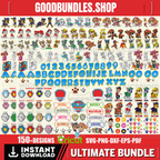150+ Paw Patrol Svg Bundle Designs and 3D Alphabet, Layered Items, Clipart, Svg for Cricut, Layered Vector Cut File. Digital Files,