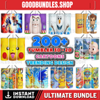 200+ Cartoon Tumbler Bundle, All Cartoons Character Sublimation, Stitch Tumbler, 90s Cartoon Tumbler, mario Tumbler PNG, Sublimations
