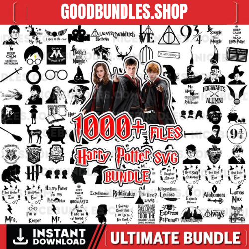 Bundle Harry Potter Svg,Movie Mega SVG Bundle, Magic Wizard Svg, Svg Files For Cricut, Magic Wizard Png, School Movie Bundle, Svg for Shirts