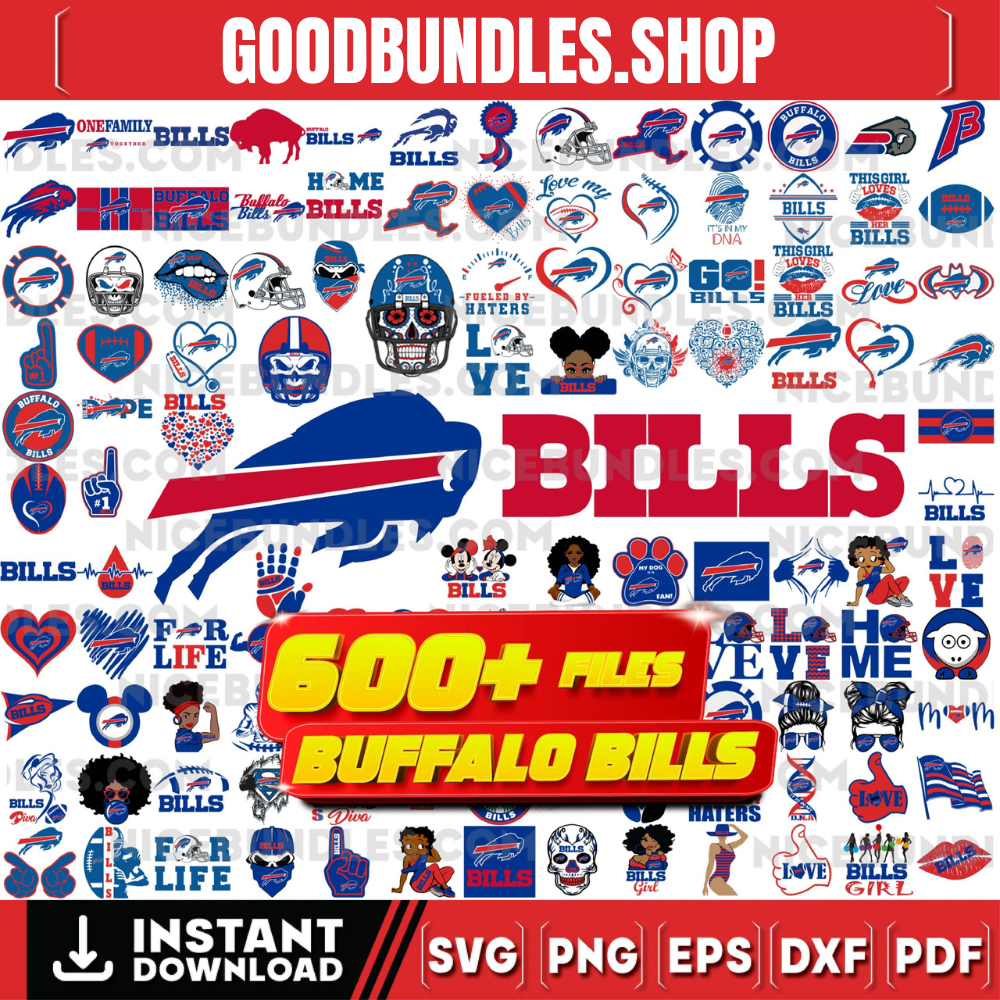 600 Files Buffalo Bills Team Bundle Svg, Buffalo Bills svg, NFL Teams svg, NFL Svg, Png, Dxf, Eps, Instant Download