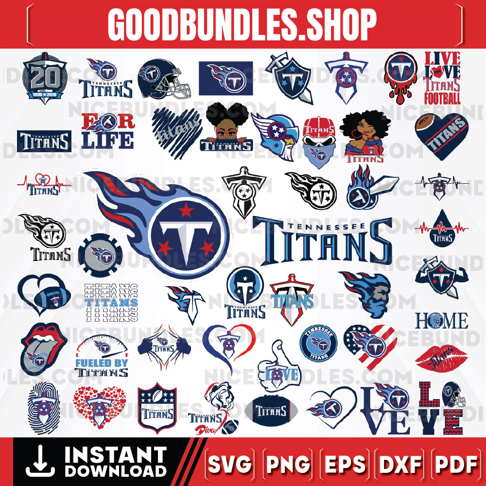 50 Files Tennessee Titans Team Bundle Svg, Tennessee Titans svg, NFL Teams svg, NFL Svg, Png, Dxf, Eps, Instant Download