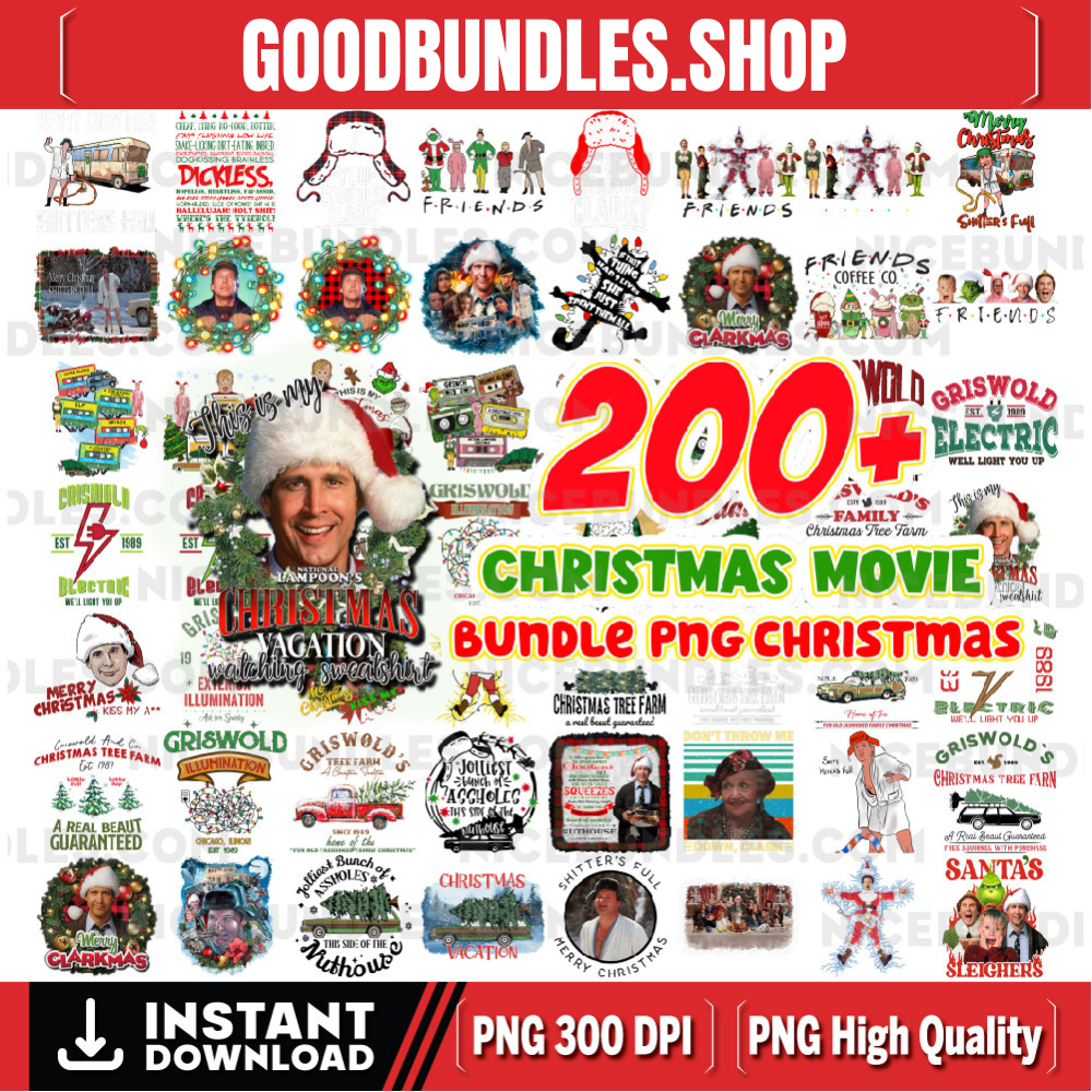 200+ Christmas Movie PNG, Christmas Vacation Png, 4 Huge Christmas Movie Bundles PNG , Buddy The Elfs, Grinch Png, Instant Download@