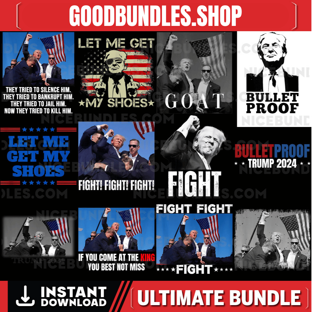 Trump shot png, Trump assassination Png Bundle, Trump President Png, Trump 2024 Supporter Png, Republicans Png, Election USA 2024, MAGA PNG