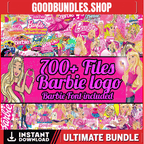 250+ Barbie svg bundle, Pink Logo, Barbie svg bundle, girls svg, Svg files for cricut, Girl Svg, Sticker Clipart, Svg Files, Png Files Clipart