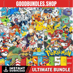 Pokemon PNG Clipart Bundle, 4k digital papers, Sublimation Pokeball png, anime pokeball png cliparts bundle, pokemon ogs sublimation png