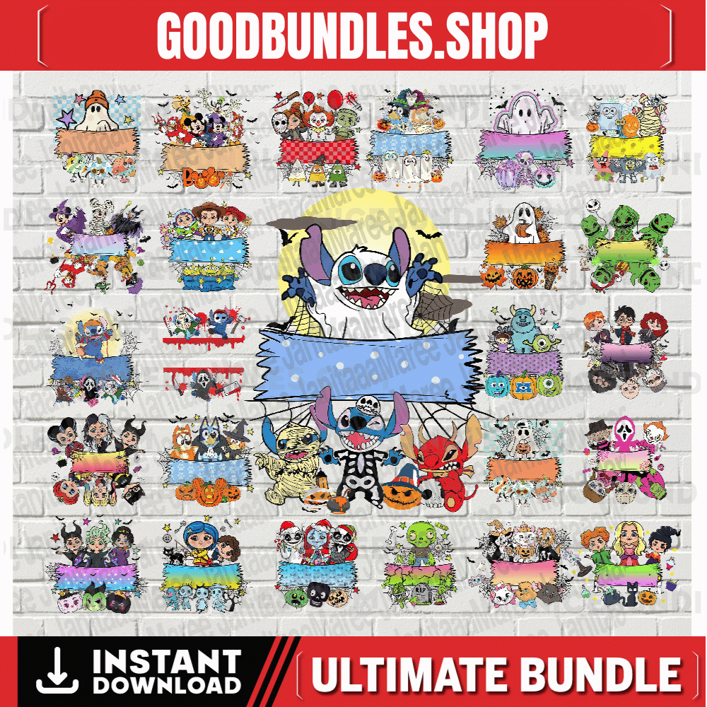 40 Horror Carttoon Png,Horror Clipart Custom name sublimation PNG,Halloween Cartoon Png,Horror Bundle Png, Horror Movie Png, horror halloween, michael myers, jason voorhees, horror bundle