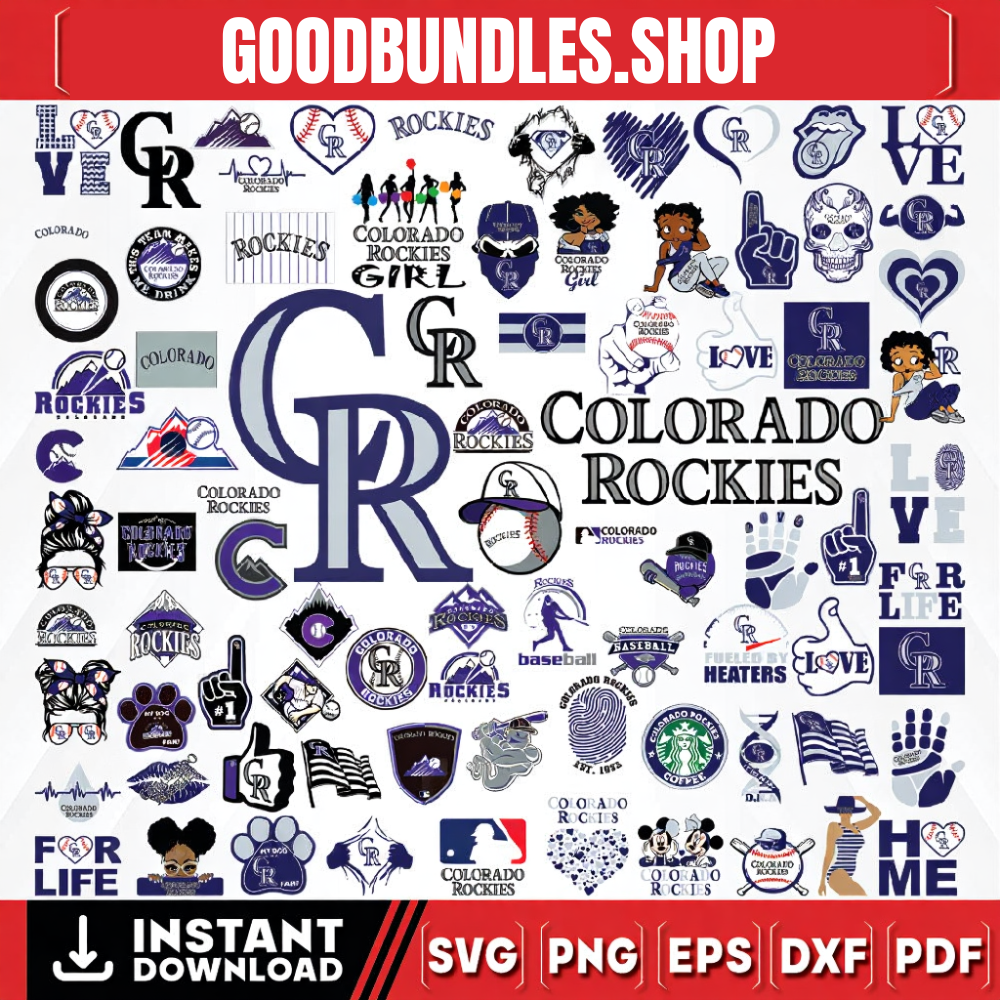 85 Files Colorado Rockies Baseball Team Svg, Colorado Rockies Svg, MLB Team svg, MLB Svg, Png, Dxf, Eps, Jpg, Instant Download