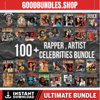 100+ T-shirt designs bundle , hip hop design bundle , rock design bundle , bikers design , rock bands t-shirts , hip hop t-shirt