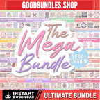 INSPIRATIONAL MEGA BUNDLE, 1200+ Designs, Inspirational Svg, Positive Svg, Motivational Svg, Mental Health Svg, Hope Svg, Silhouette Png