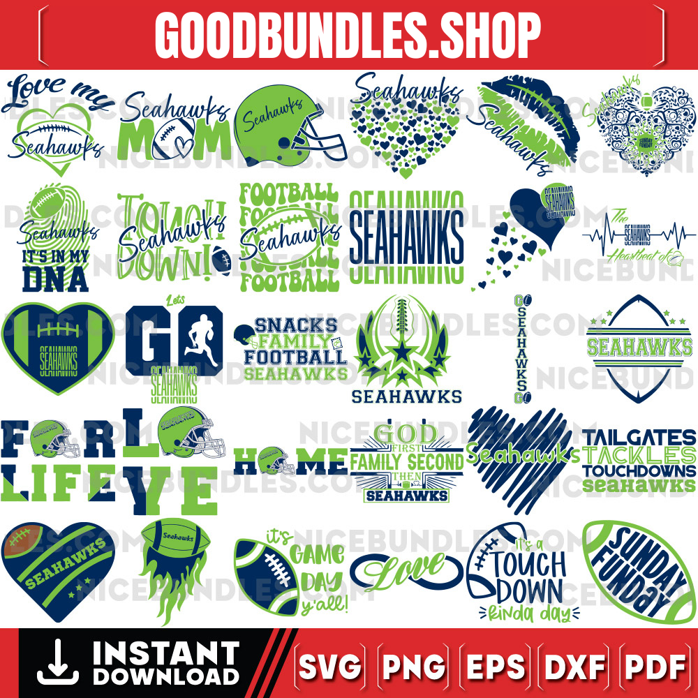 150 Seattle Seahawks Designs Svg Bundle, Seattle Seahawks Svg, NFL Teams Svg, Seahawks Fan Svg, Instant Download