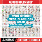 Libbey Glass Can Bundle – 16oz Glass Can svg, Libbey Glass Can Wrap, svg Files for Cricut & Silhouette Cameo, Glassware svg