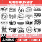 Inspirational Svg Bundle, Motivational Svg Bundle, Inspirational Quotes Svg, Self Love Svg, Kind Svg, Faith Svg, You Matter Svg,Svg Cut File