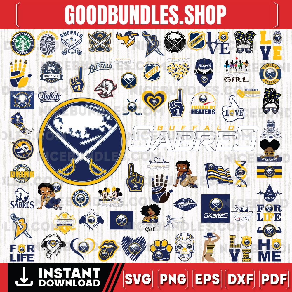 72 Files Buffalo Sabres Team Bundles Svg, Buffalo Sabres svg, NHL Svg, NHL Svg, Png, Dxf, Eps, Instant Download