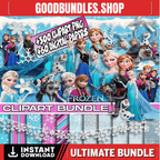 Frozen png bundle, Frozen Clipart, Frozen 2 Clipart png, Olaf png, Anna png, Elsa shirt, Elsa png, Frozen Birthday Invitation , cake topper