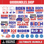 Joe Biden SVG PNG bundle, Biden Logo, Biden President, Biden 2024 svg, Biden For President, Biden Vector, Joe Biden File Printable Png File