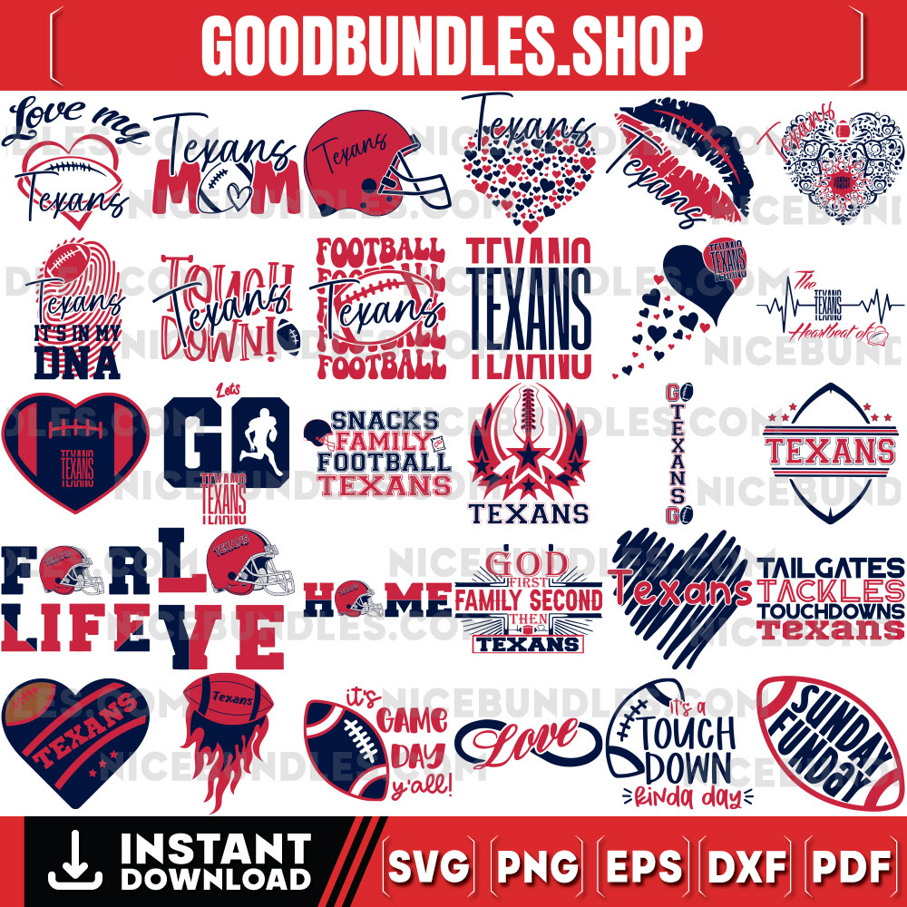 150 Houston Texans Designs Svg Bundle, Houston Texans Svg, NFL Teams Svg, Texans Fan Svg, Instant Download