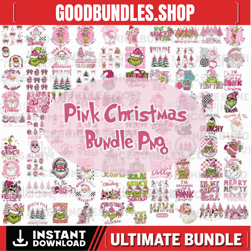 100+ Pink Christmas Bundle Png, Retro Pink Christmas Bundle Png, Pink Grinch Christmas Png, Pink Dis-ney Christmas Png, Mic-key Christmas