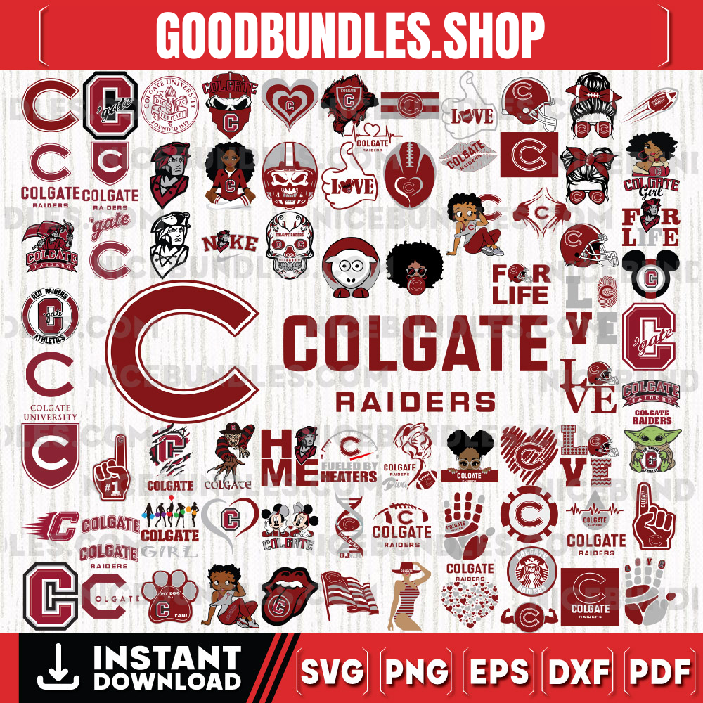 78 Files Colgate Raiders Team Bundle Svg, Colgate Raiders svg, NCAA Teams svg, NCAA Svg, Png, Dxf, Eps, Instant Download