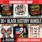Black History Month Bundle Png, Black History Png, I am Black History Png, Black People, Black History Png, African American, Sublimation