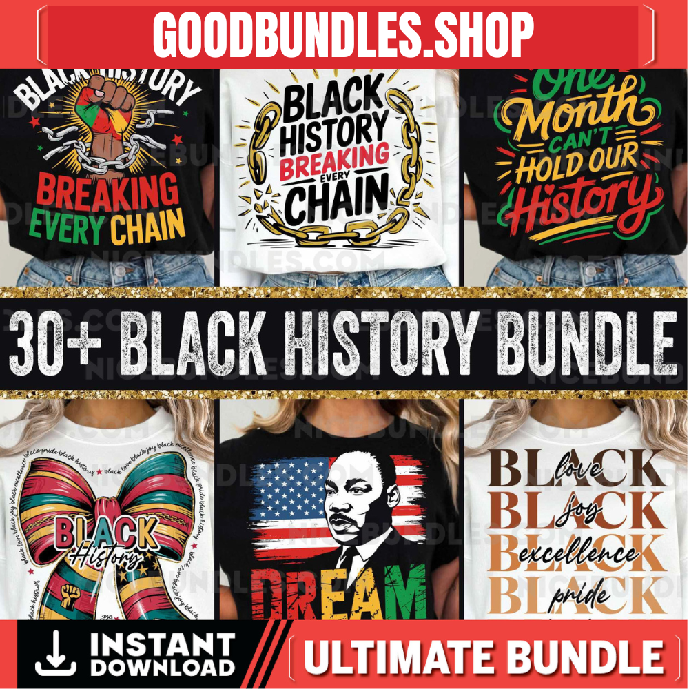 Black History Month Bundle Png, Black History Png, I am Black History Png, Black People, Black History Png, African American, Sublimation