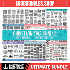 Christian Svg Mega Bundle, Scripture Bundle, Bible Verse Svg, Religious Svg Bundle, Jesus Svg, God Svg, Faith svg Bundle, Christian Svg file