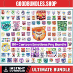 110+ Cartoon Emotions Friends Png, It’s Okay To Feel All The Feels Png, Mental Health, Para BCBA, Therapist Psychologist, Emotions Friends
