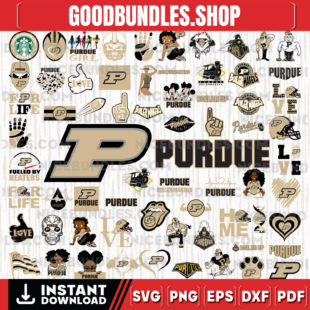 66 Files Purdue Boilermakers Team Bundle Svg, Purdue Boilermakers Svg, NCAA Teams svg, NCAA Svg, Png, Dxf, Eps, Instant Download
