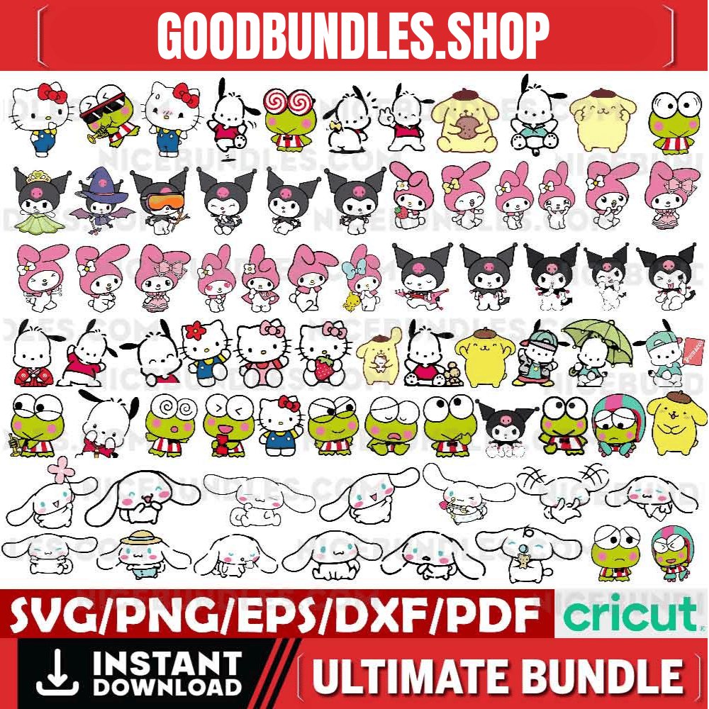 Cute_Kitty Svg Stickers -Svg – Png – Pdf – Digital Bundle – Vector Illustrations – Cartoon Svg – Layered Stickers – Layered Paper Files