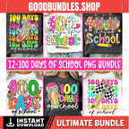 100 day of school bundle png, 100 day of school png, brushstroke 100 days of school png, Teacher 100 days, 100 days of school teacher png