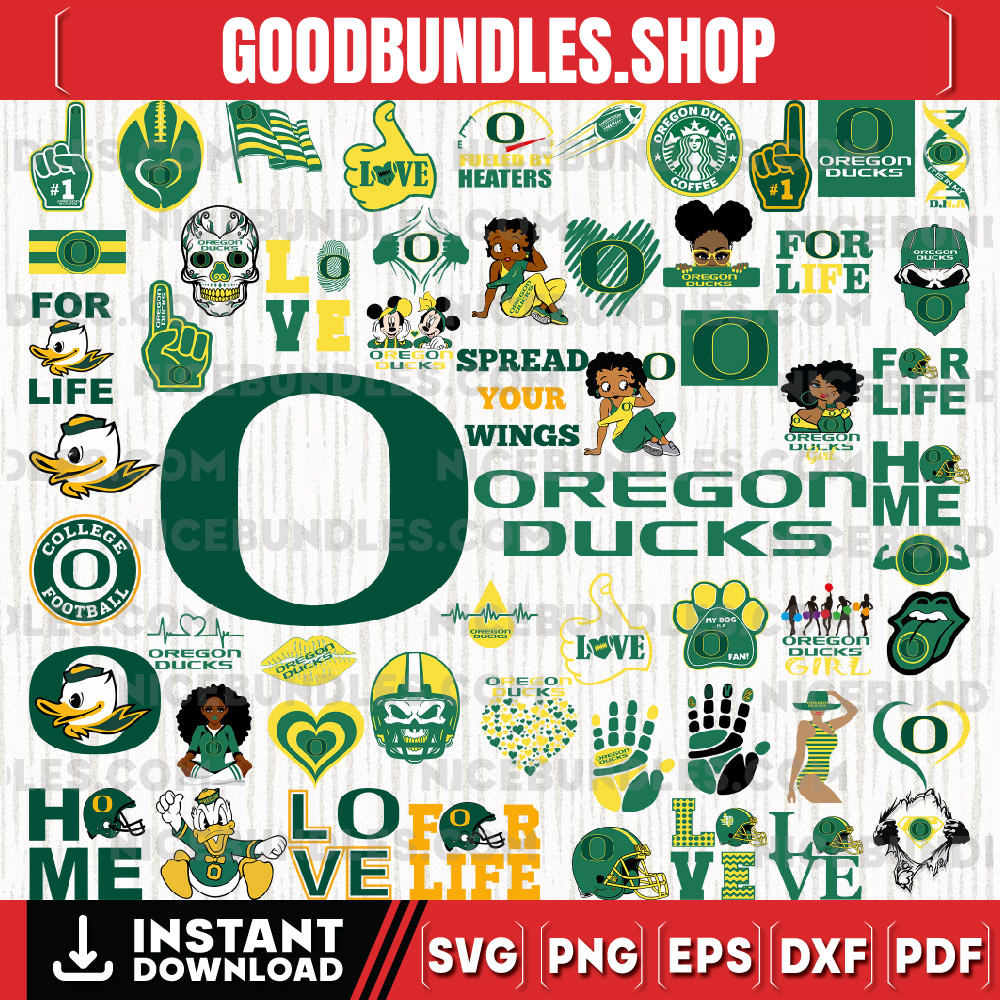 57 Files Oregon Ducks Team Bundle Svg, Oregon Ducks Svg, NCAA Teams svg, NCAA Svg, Png, Dxf, Eps, Instant Download