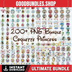 200+ Coquette Mirror Princess Png Bundle, Coquette Cartoon Png, Princess Coquette Bow Png, Family Trip Png, Princess Bow Png, Vacation Trip