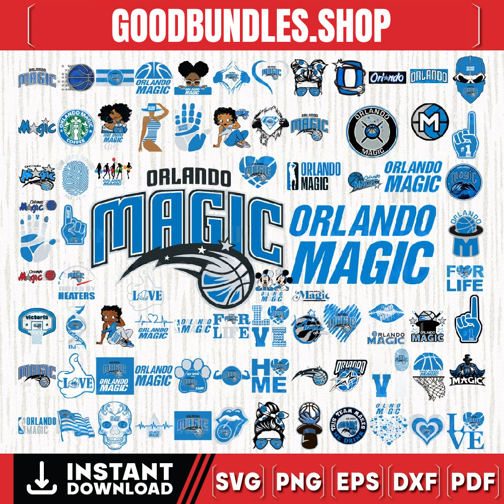 78 Files Orlando Magic Team Bundles Svg, Orlando Magic svg, NBA Teams Svg, NBA Svg, Png, Dxf, Eps, Instant Download