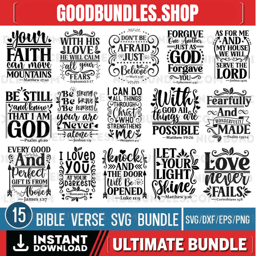 Bible verse Svg Png Eps bundle, christian svg, blessed svg, religious, Religious Quote Svg Bundle, Waymaker Svg Bundle, Scripture Svg Bundle