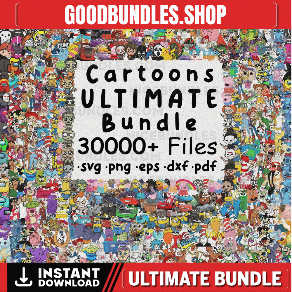 30000+ Cartoon Svg Bundle All Files in Entire Shop Svg Png Font Mega Bundle,Whole Shop Svg Bundle,Holiday Svg,Christmas Svg,Halloween Svg