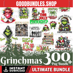 300 Christmas PNG Bundle, Christmas Mean Guy Png, Pink Christmas Png, Bougie Ouside Design, Christmas Character Png