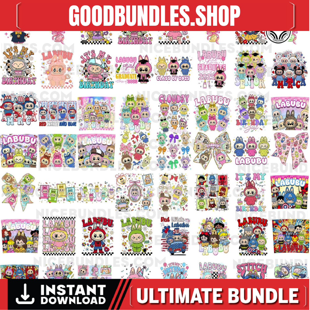 200+ Labubu Designs Png Bundle, Movie Cartoon Png Bundle, Labubu Character Bundle, Labubu Character Design, Labubu Bundle Png, Png file
